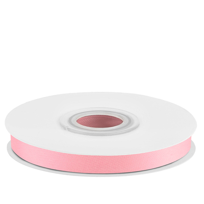 Лента атласная в светло-розовом цвете, в 5 размерах, 1 шт.