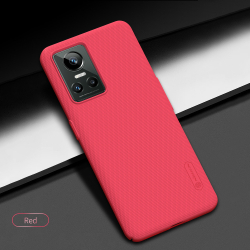 Тонкий чехол красного цвета от Nillkin для смартфона Realme GT Neo 3, серия Super Frosted Shield