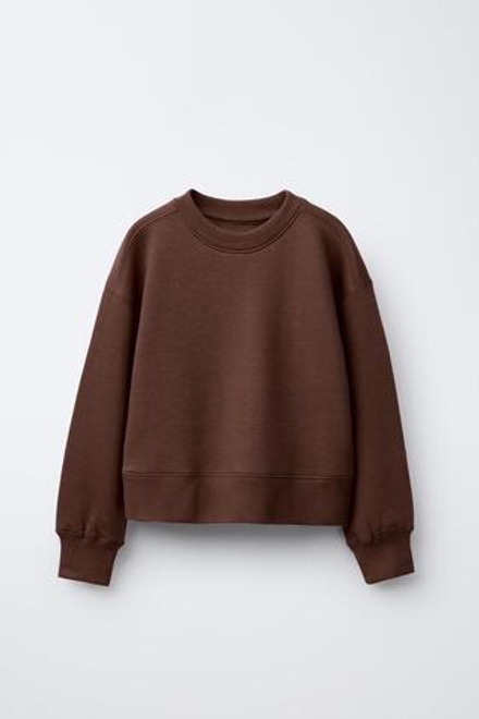 ZARA БАЗОВАЯ ТОЛСТОВКА, КОРИЧНЕВЫЙ