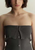 Пояс из трикотажа на пуговицах