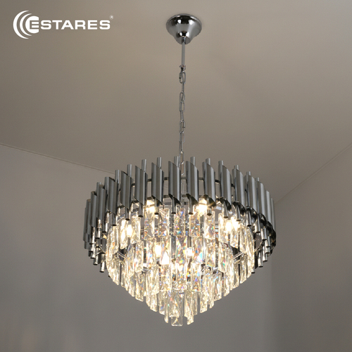 Люстра SANDRA 8хЕ14-480х905-CHROME/CRYSTAL-220-IP20