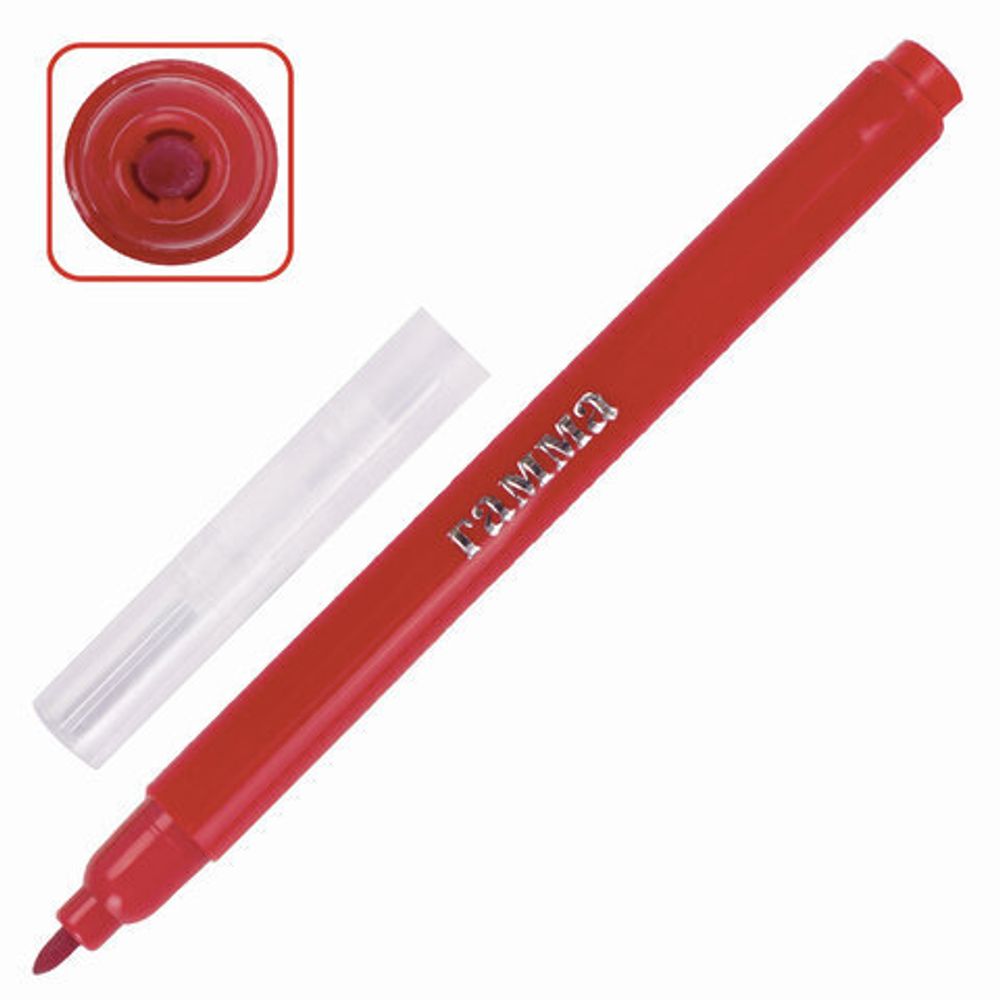 Фломастеры ГАММА "Классические", 24 цвета, вентилируемый колпачок, картонная упаковка, 180319_13