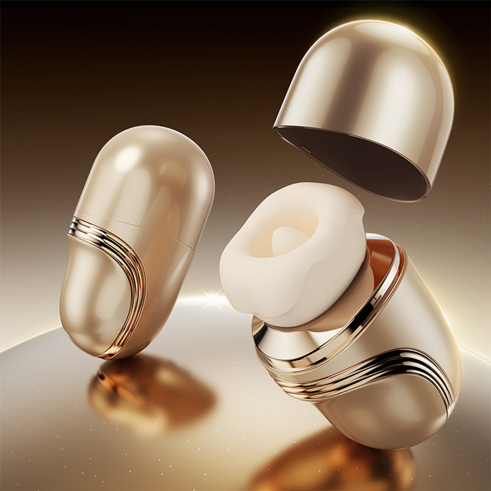 Имитатор куннилингуса BeYourLover Lippy (Губы) вакуумно-волновой с функцией лизания и нагревом