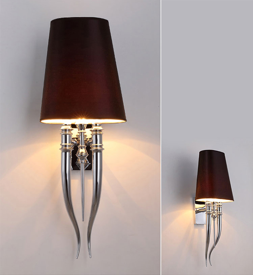 Wall design lamp  Brunilde by Ipe Cavalli H92 (Black)