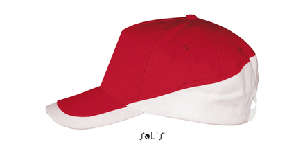 Кепка Booster пятипанельная Красный