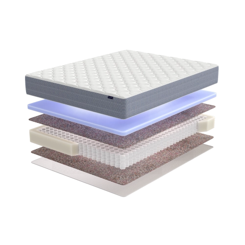 Матрас BuySleep, 18 см, средняя жесткость, независимые пружины