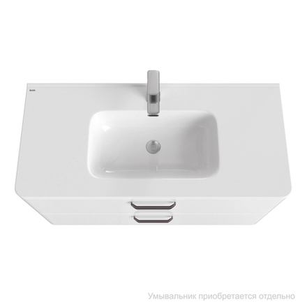 Тумба подвесная IDDIS Brick, белая, 100 см, BRI10W1i95