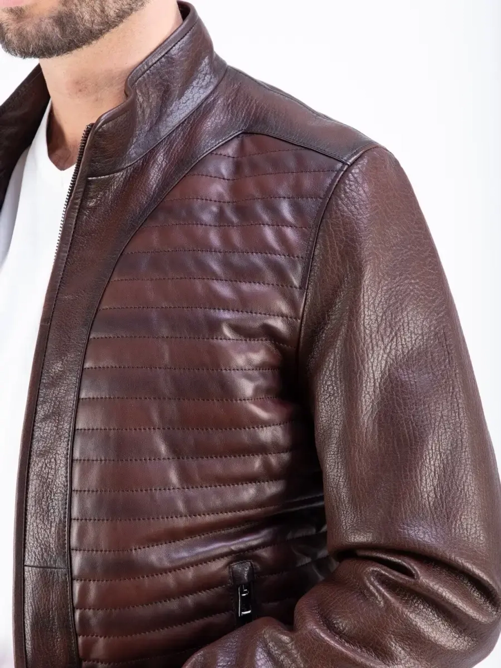 Куртка мужская  из натуральной  кожи