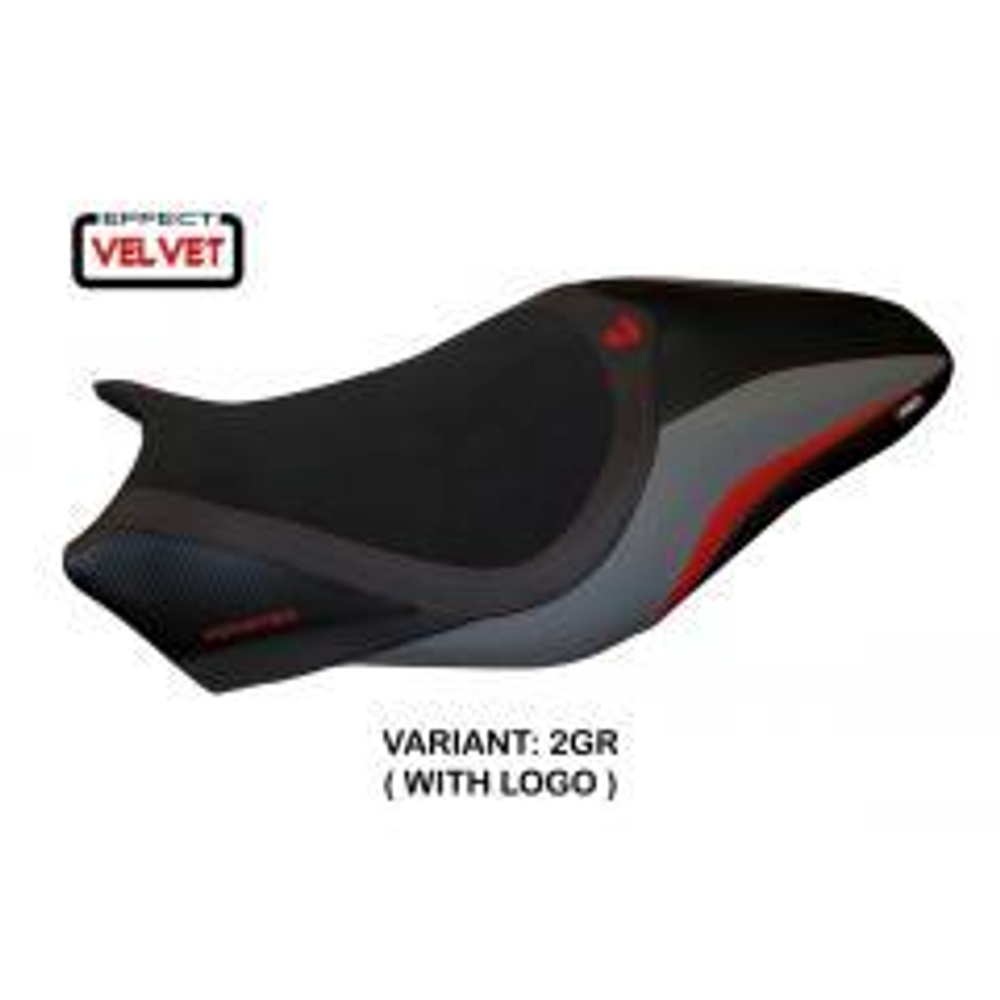 Ducati Monster 821 1200 2017-2020 Tappezzeria Italia Чехол для сиденья Valencia с эффектом Вельвет