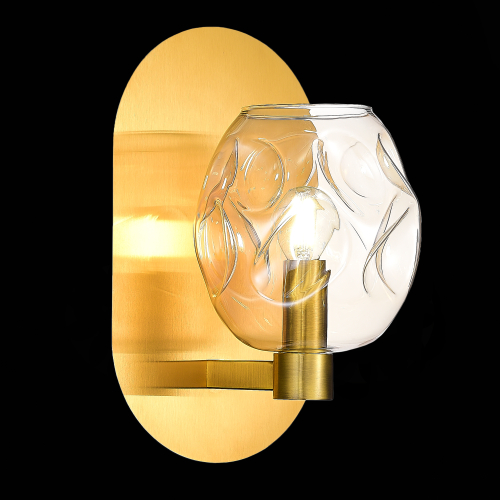 SL1188.301.01 Бра ST-Luce Латунь/Коньячный E14 1*40W