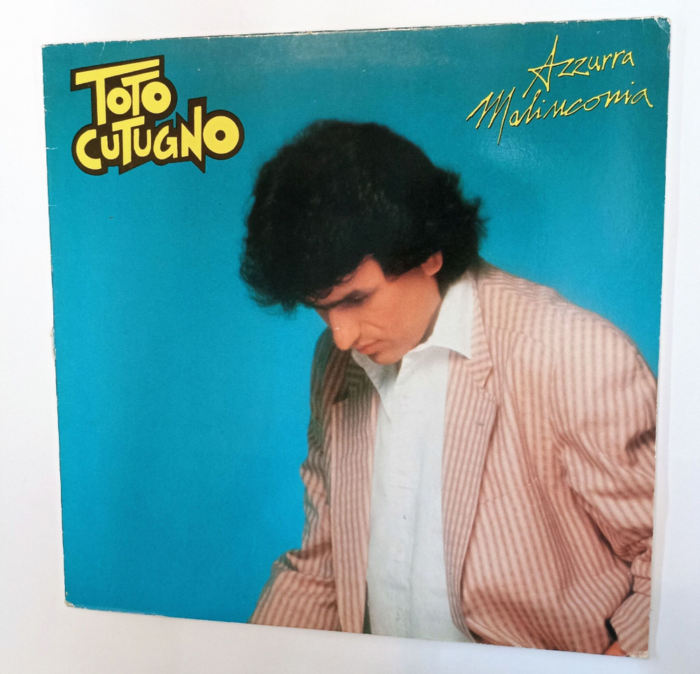 Винтажная виниловая пластинка LP Toto Cutugno Azzurra Malinconia EX (Italy 1986)