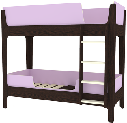 Кровать двухъярусная КарИВи Лотос Венге Ирис