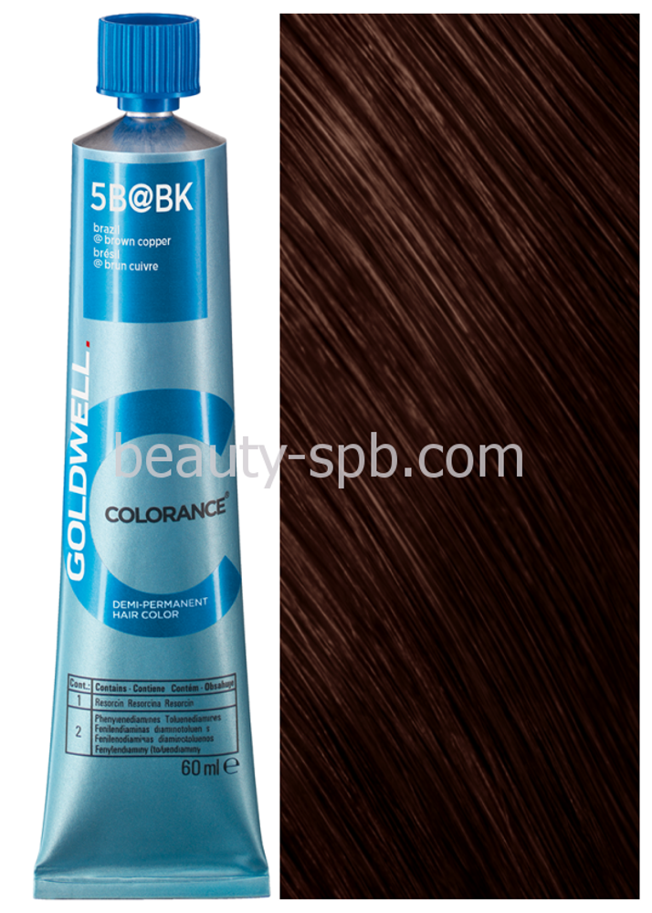 Goldwell Colorance 5B@BK насыщенный кофейный с коричнево-медным сиянием 60 мл