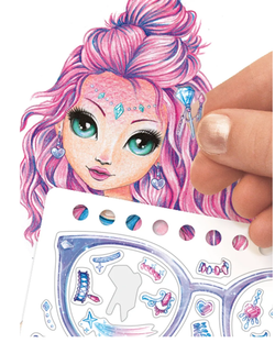 Детская раскраска для девочек серия Space, марка Nebulous Stars