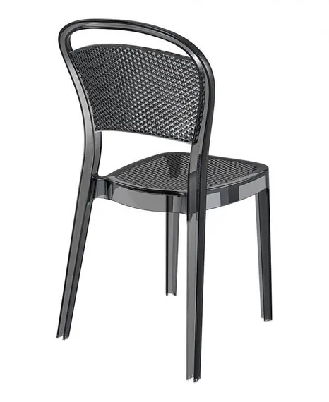 Стул Bee прозрачный серый