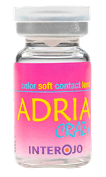 Карнавальные цветные линзы Adria Crazy (1 флакон, 1 линза)