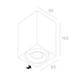 Точечный накладной светильник Arte Lamp