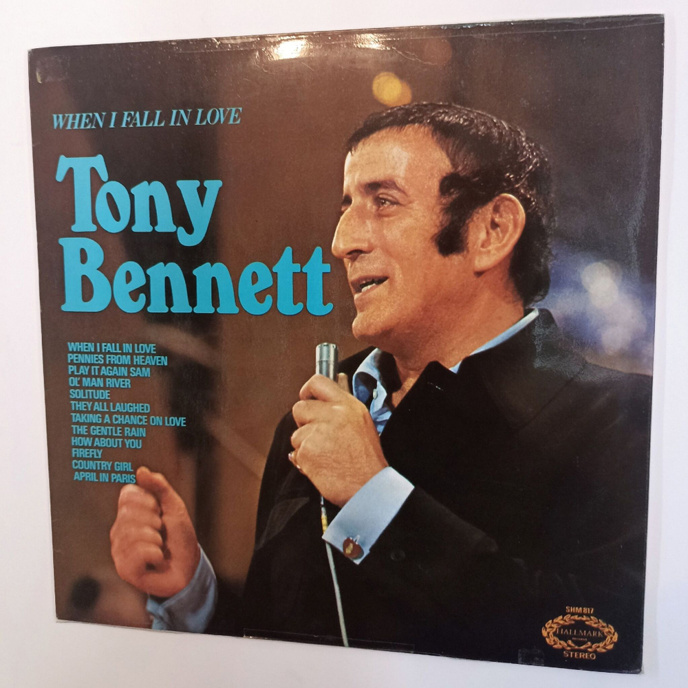 Винтажная виниловая пластинка LP Tony Bennett When I Fall In Love (UK 1973)
