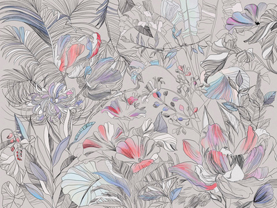 Дизайнерские обои Wall Street Blossom