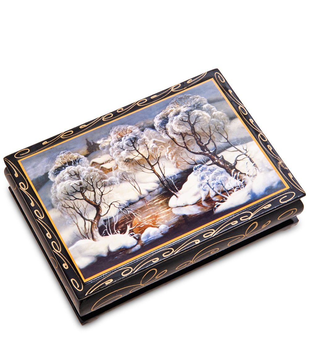 Народные промыслы ШК-11/ 3-L Шкатулка в технике декупаж (10х14х4)