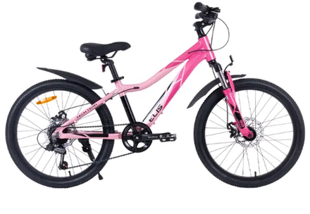 Велосипед TechTeam  Elis 22"х12" розовый 2024