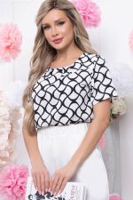 Блуза "Нильда" (вайт) Б5760 LT Collection