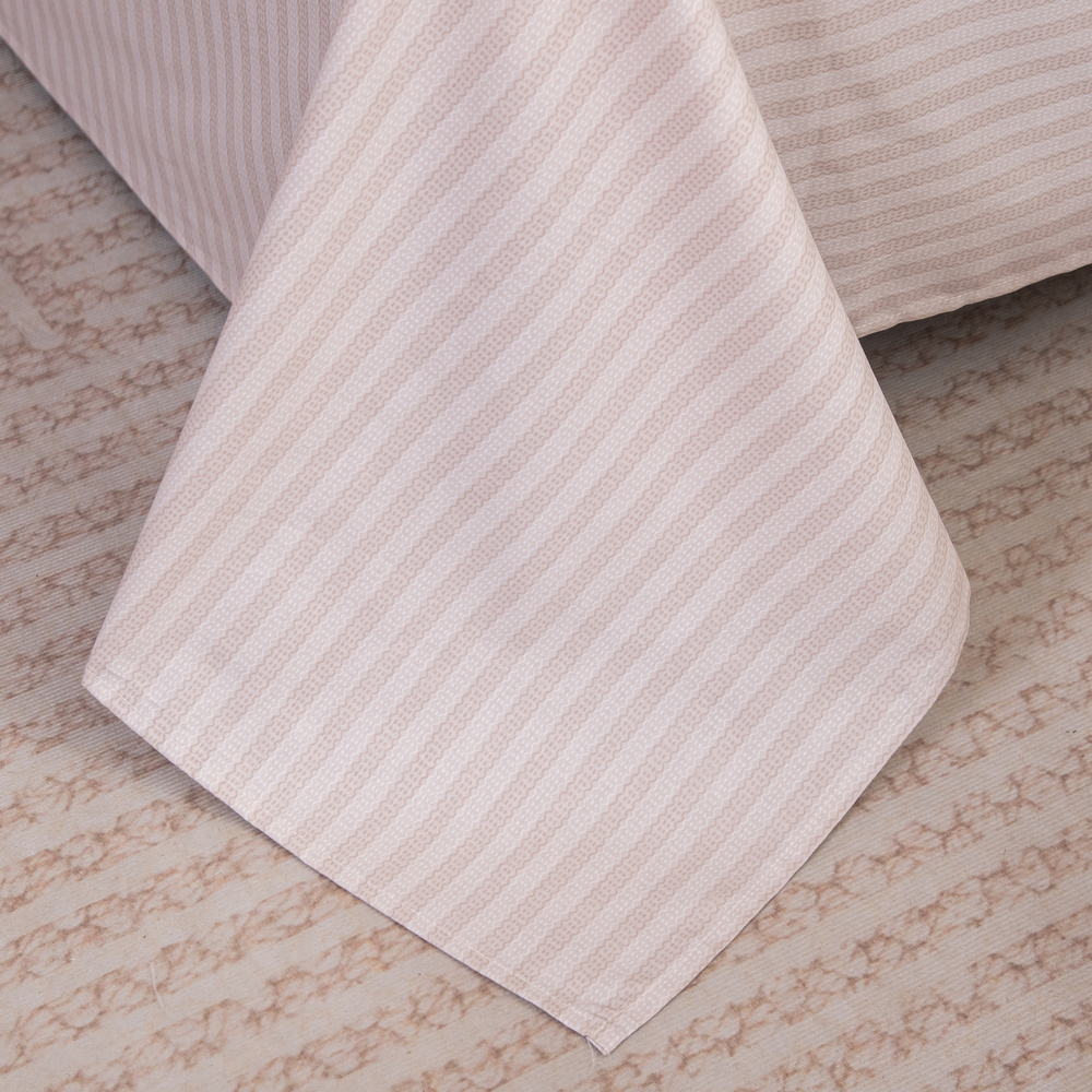 Комплект постельного белья Делюкс Сатин 100% хлопок на резинке LR630