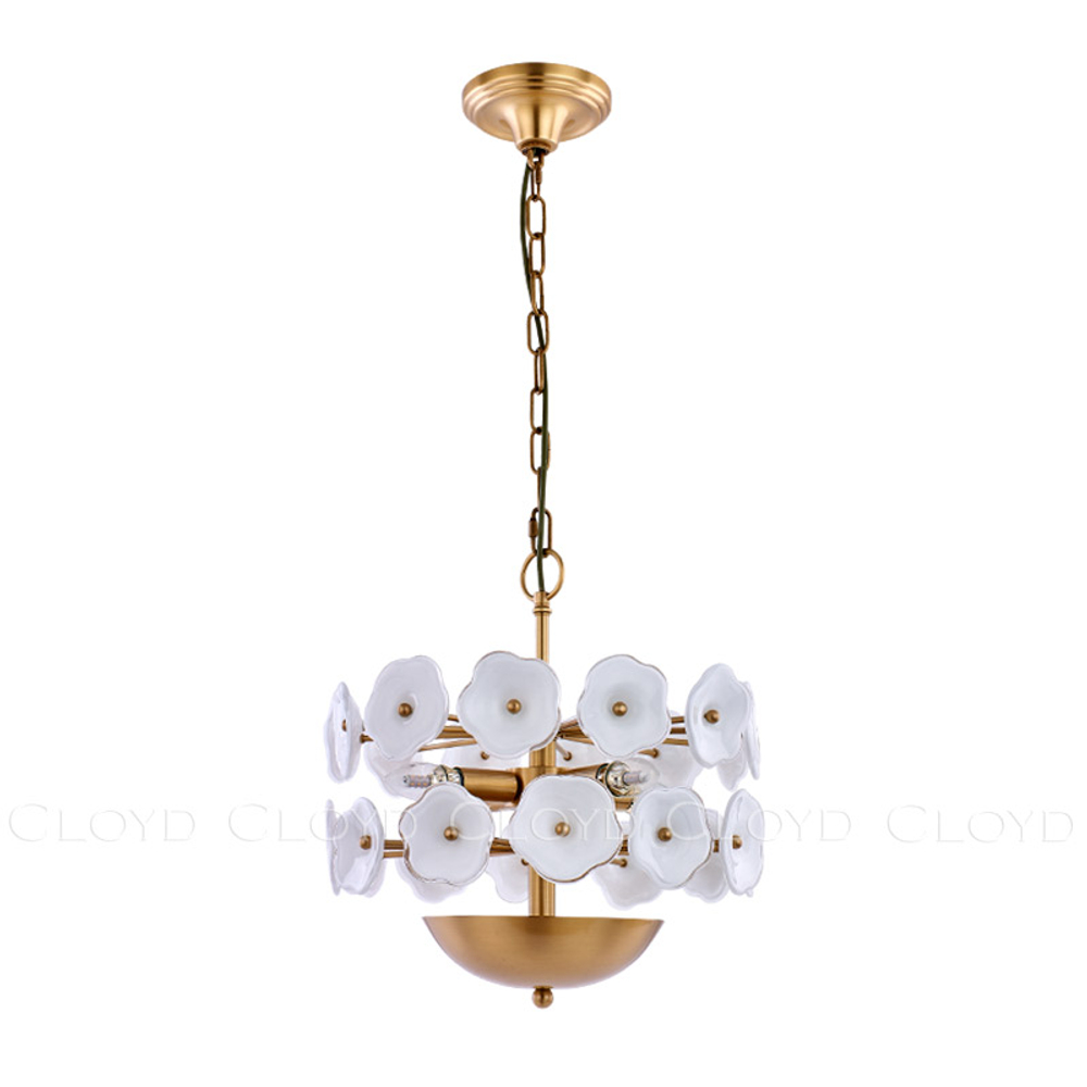 Люстра Cloyd EFIOPIA C4 / Ø38 см - латунь (арт.11441)