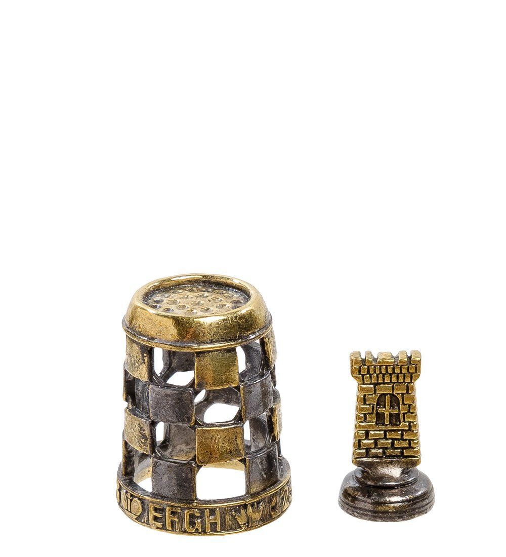 AM-2162 Наперсток «Шахматы Ладья» (латунь)