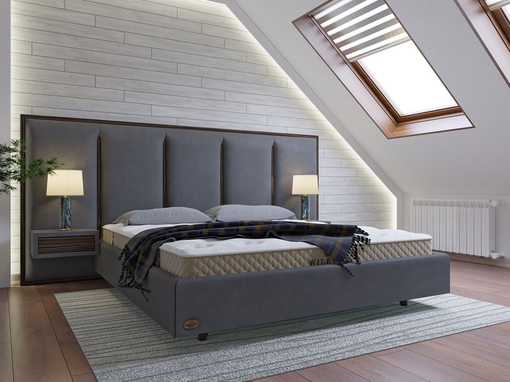 Кровать «NICOLETTA LUX DARK»