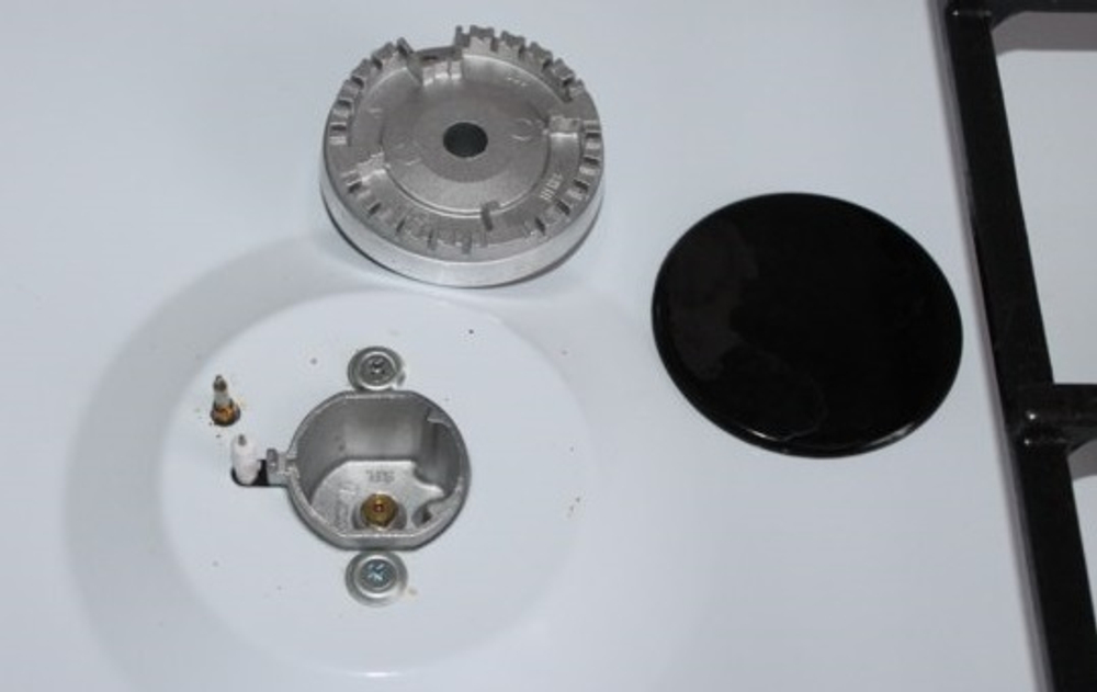 Поверхность варочная Гефест ПВГ 1212 К82 (бел.) "ретро"