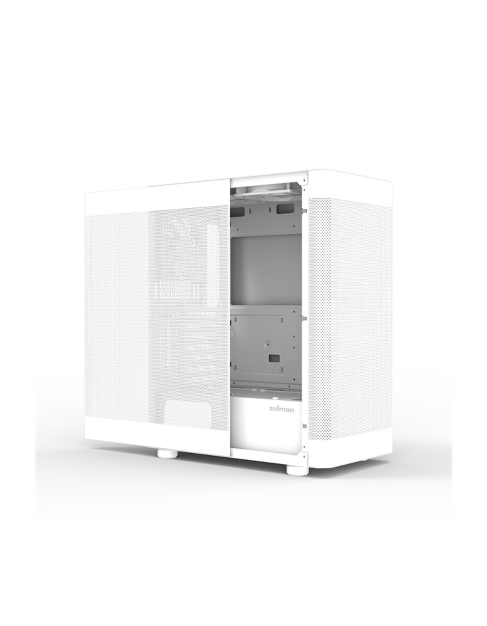 Корпус ZALMAN i4, ATX, WHITE, FRONT MESH, SIDE MESH, 2x3.5", 2x2.5", 1xUSB2.0, 2xUSB3.0, FRONT 3x120mm, REAR 1x120mm, TOP 2x120mm