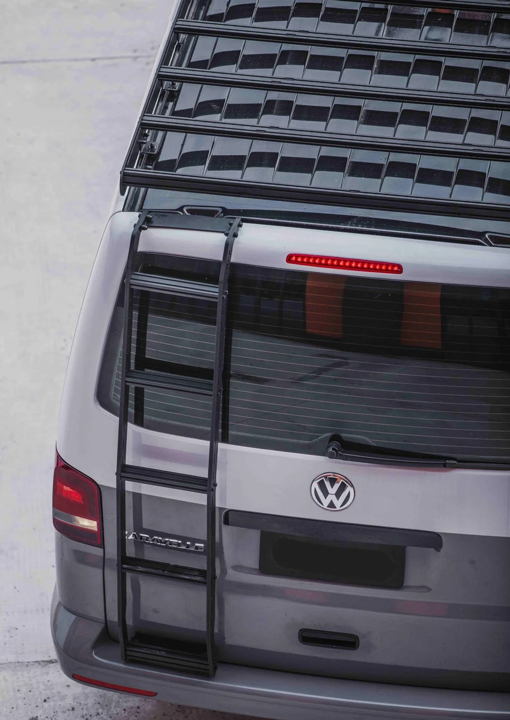 Платформа на крышу с люстрой и лестницей для VolksWagen Caravelle 2010-2015 Багажник на крышу Лестница