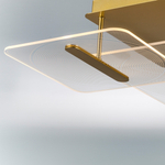 738063 Люстра ACRILE 29W LED 2966LM 120G ЗОЛОТО 3000K