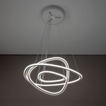 Citilux Неон Смарт CL731A330E RGB Умная подвесная люстра Белая