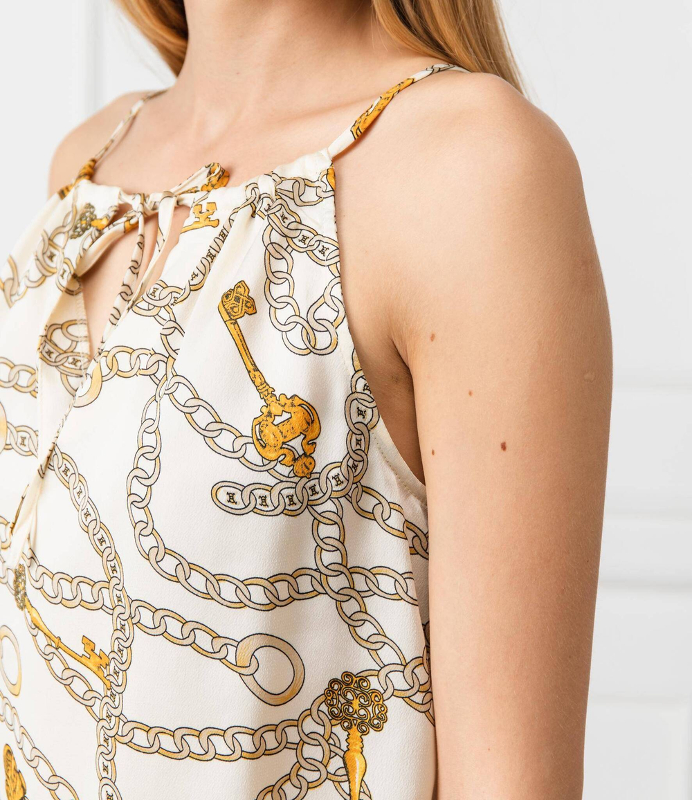 блузка NA-KD - кремовый(1100 001547)