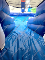 Коммерческий надувной водный батут с бассейном «Домик у моря» 10*7*5 м