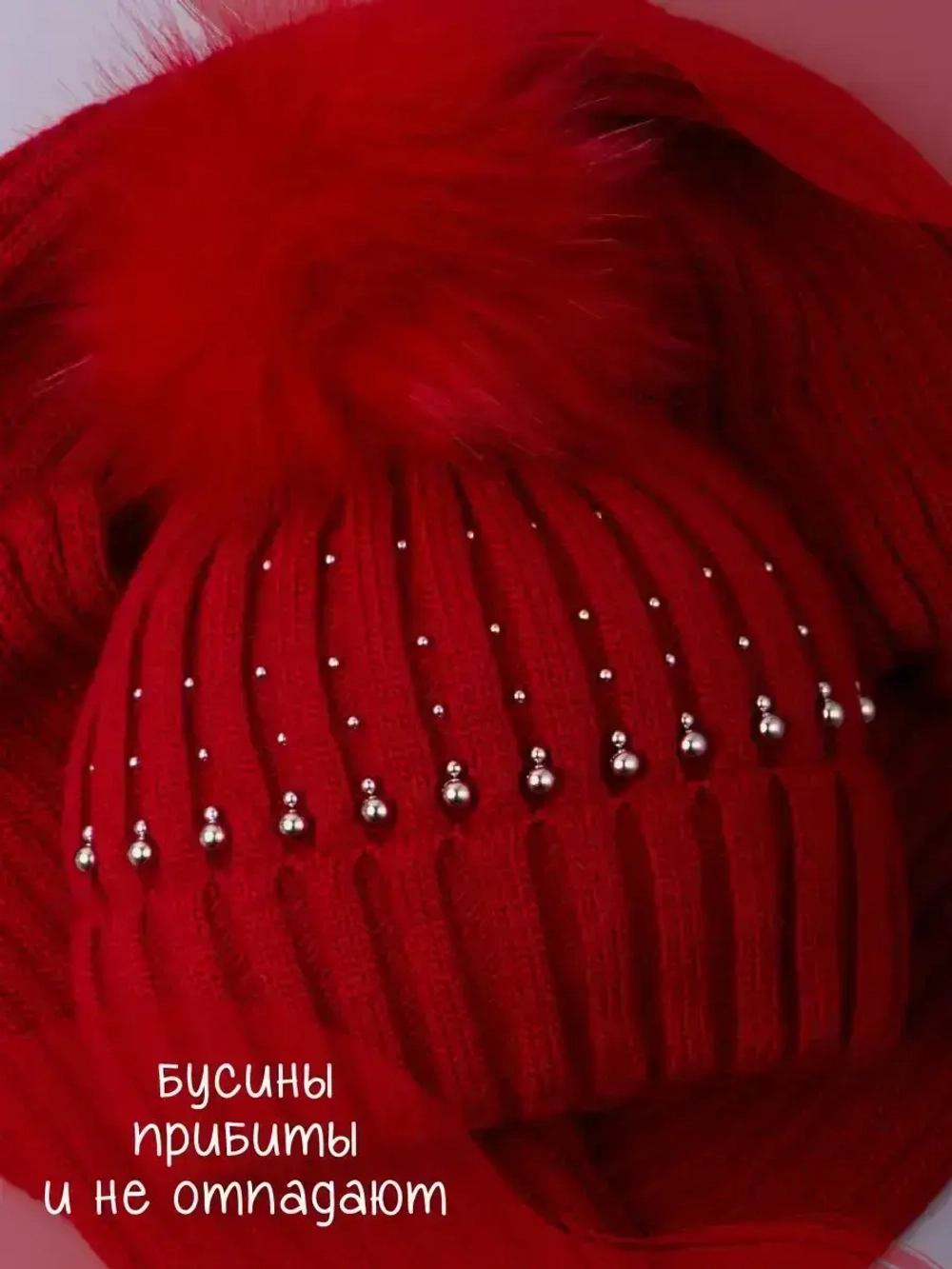 Шапка для девочки зимняя вязаная и шарф