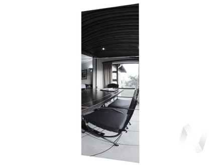 Шкаф-купе №19 2,0 Зеркала Квадро на одну створку Серия 3