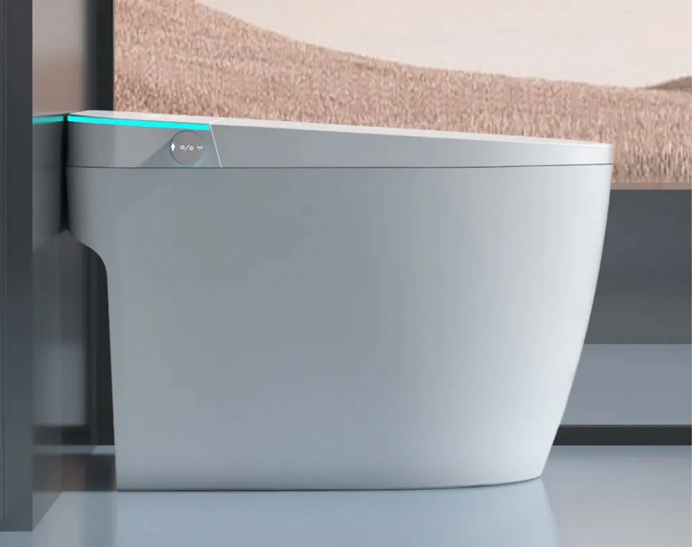 Унитаз напольный Ceruttispa КЬЯРА (CHIARA) Smart CT11167 с дистанционным управлением (680x400x470)