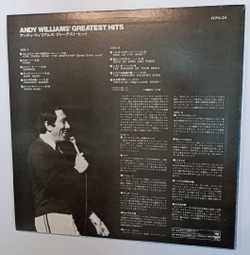 Винтажная виниловая пластинка Andy Williams Andy Williams Greatest Hits (Moon River) Japan 1973
