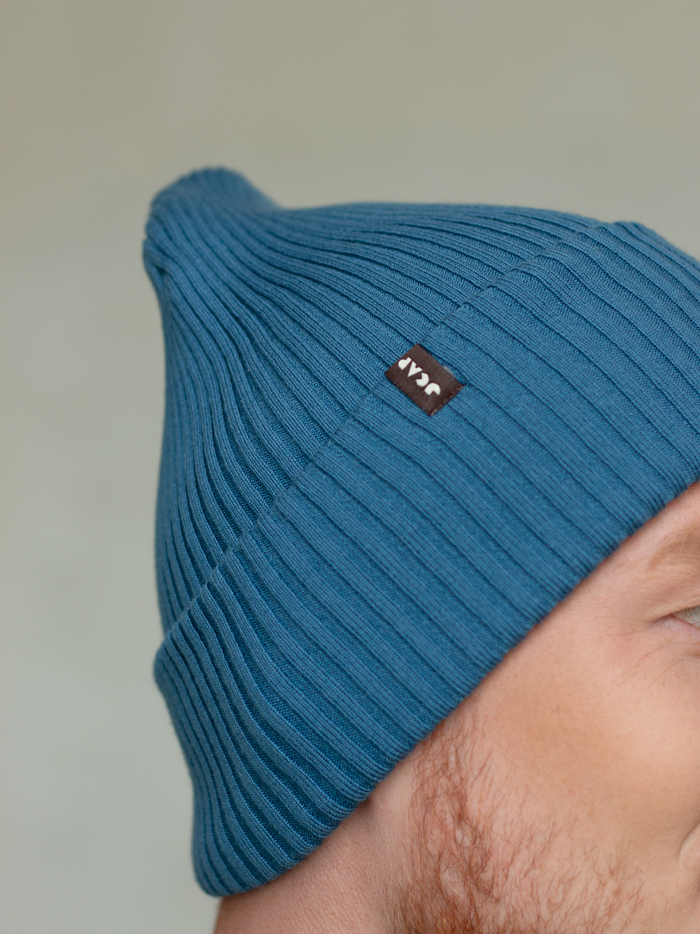 Шапка вязаная деми (Индиго) МУЛА