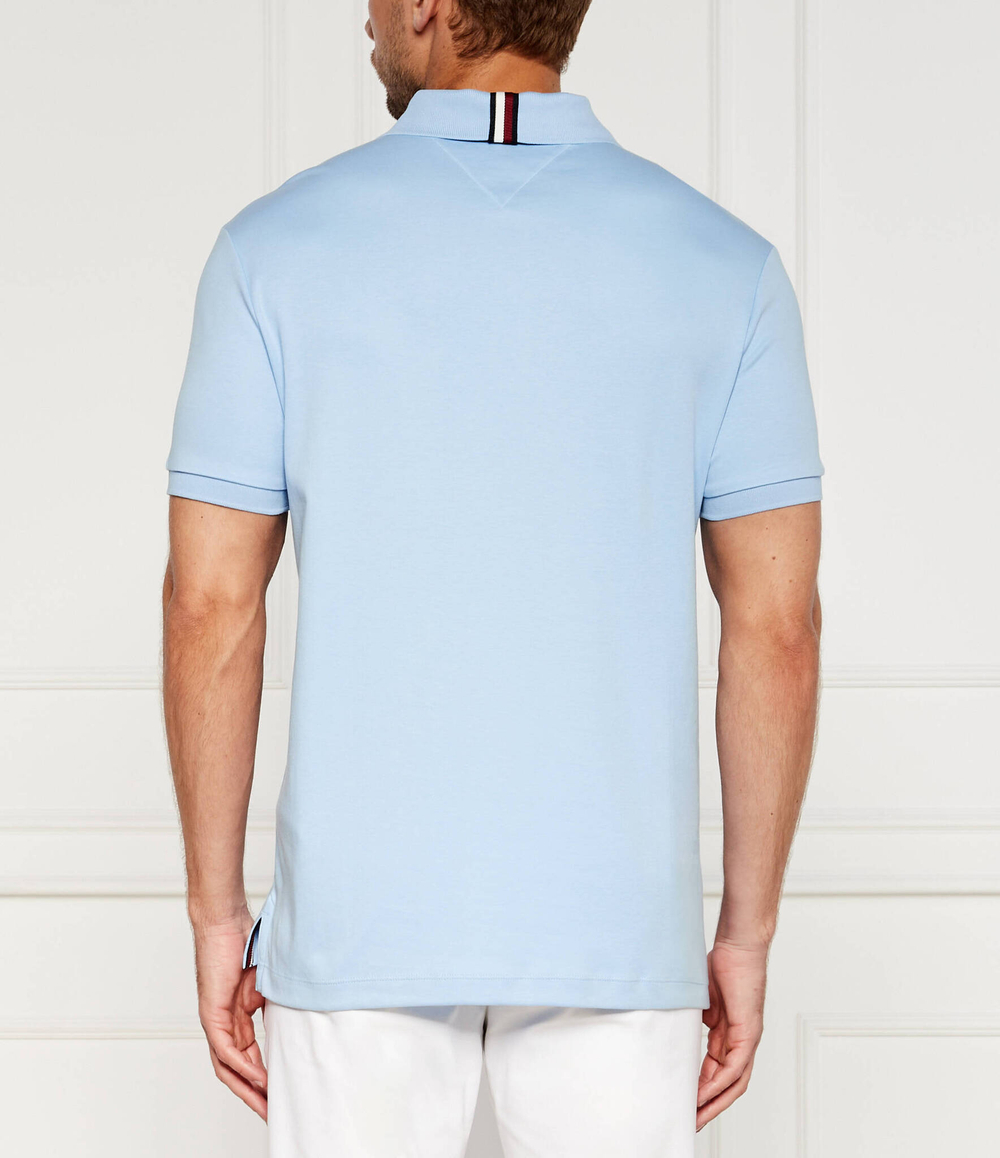 Поло Tommy Hilfiger - голубой(MW0MW34783)