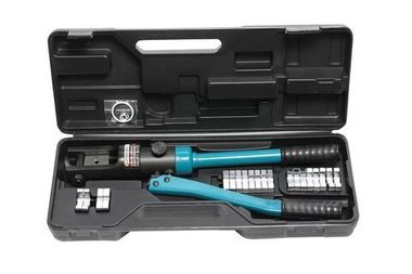 Инструмент гидравлический обжимной для кабелей13т(ход штока-18мм, сечение 10-300мм2, адаптеры-16,25,35,50,70,95,120,150,185,240,300мм), в кейсе Forsage F-Y300A