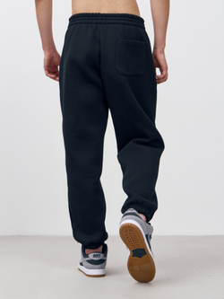 Брюки мужские с начесом "jogger fleece" (черный)