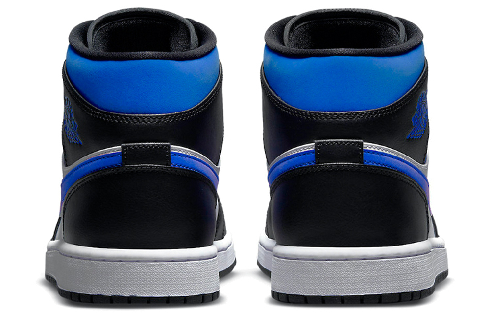 Jordan 1 Mid 'White Black Racer Blue'