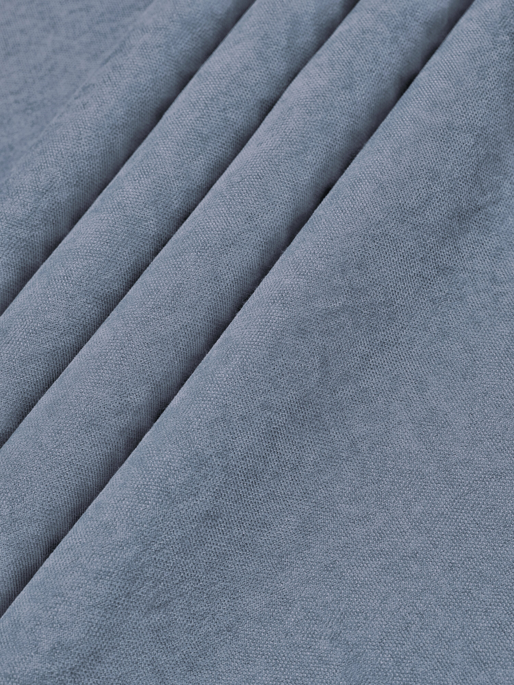 Ткань для штор и интерьера, Канвас премиум, высота 300 см, на отрез от 1 метра, серо-голубой светлый