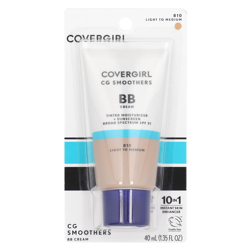 Covergirl, CG Smoothers, BB-крем, SPF 21, оттенок 810 от светлого до среднего, 40 мл (1,35 жидк. унции)