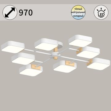 03363-0.3-08 WH+WOOD светильник потолочный