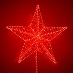 Макушка - звезда на елку «Кремлевская» белая